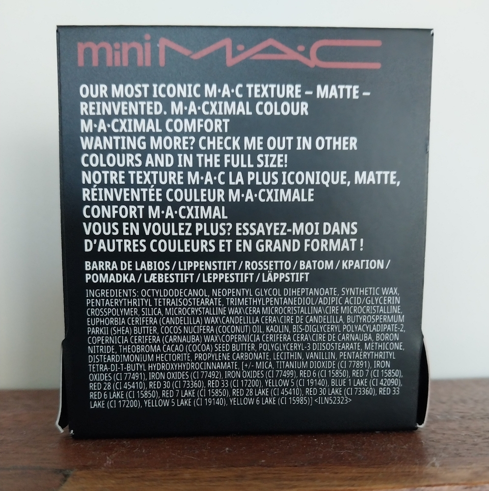 NIB MACximal Matte Lipstick Mini in Chili - Picture 5 of 5